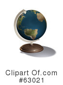 Globe Clipart #63021 by AtStockIllustration