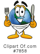 Globe Clipart #7858 by Mascot Junction