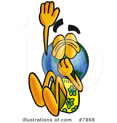 Royalty-Free (RF) Globe Clipart Illustration by Mascot Junction - Stock Sample #7868