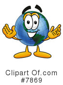 Globe Clipart #7869 by Mascot Junction