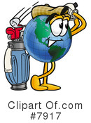 Globe Clipart #7917 by Mascot Junction