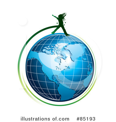 Royalty-Free (RF) Globe Clipart Illustration by MilsiArt - Stock Sample #85193