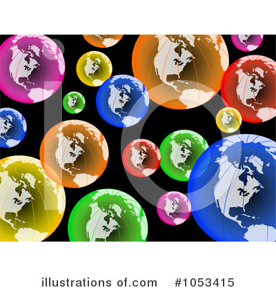 Royalty-Free (RF) Globes Clipart Illustration by Prawny - Stock Sample #1053415
