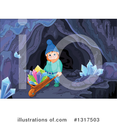 Royalty-Free (RF) Gnome Clipart Illustration by Pushkin - Stock Sample #1317503