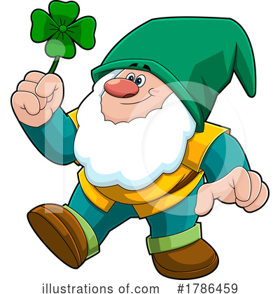 Royalty-Free (RF) Gnome Clipart Illustration by Hit Toon - Stock Sample #1786459