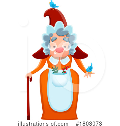 Royalty-Free (RF) Gnome Clipart Illustration by Vector Tradition SM - Stock Sample #1803073