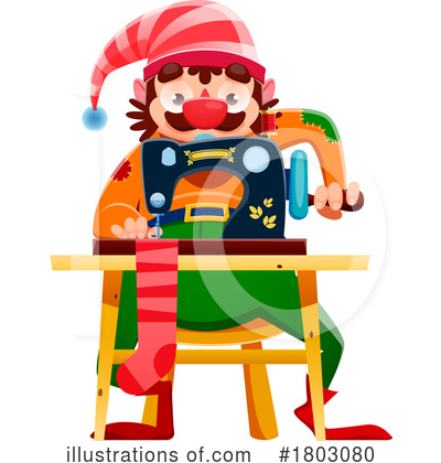 Royalty-Free (RF) Gnome Clipart Illustration by Vector Tradition SM - Stock Sample #1803080