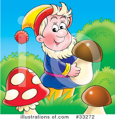 Mushrooms Clipart #33272 by Alex Bannykh
