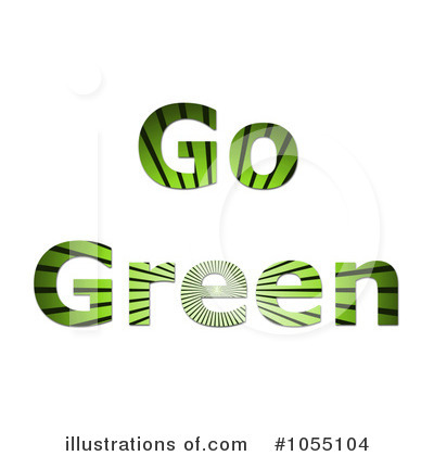 Royalty-Free (RF) Go Green Clipart Illustration by oboy - Stock Sample #1055104