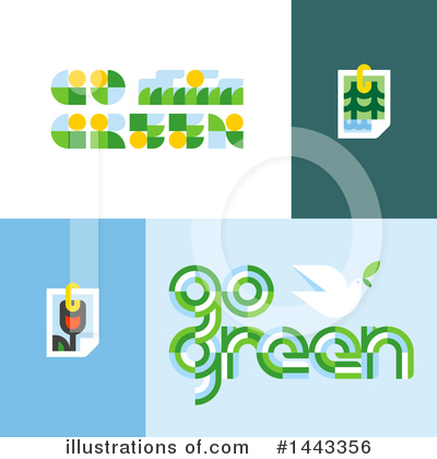 Royalty-Free (RF) Go Green Clipart Illustration by elena - Stock Sample #1443356