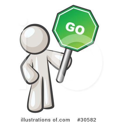 Go Sign Clipart #30582 by Leo Blanchette