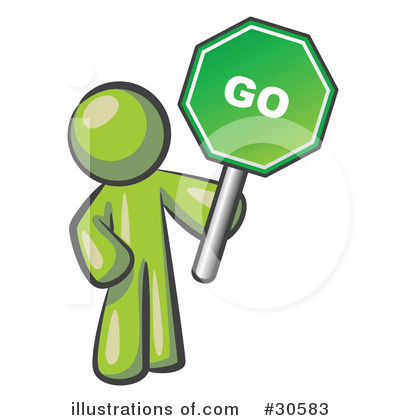 Go Sign Clipart #30583 by Leo Blanchette
