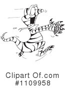Goanna Clipart #1109958 by Dennis Holmes Designs