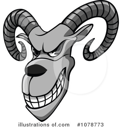 Royalty-Free (RF) Goat Clipart Illustration by Vector Tradition SM - Stock Sample #1078773