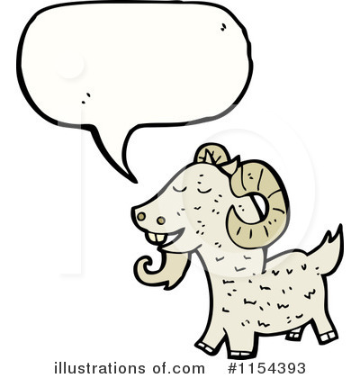 Royalty-Free (RF) Goat Clipart Illustration by lineartestpilot - Stock Sample #1154393