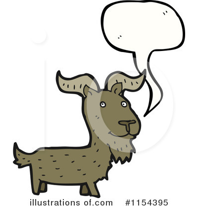 Royalty-Free (RF) Goat Clipart Illustration by lineartestpilot - Stock Sample #1154395