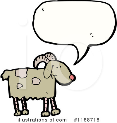 Royalty-Free (RF) Goat Clipart Illustration by lineartestpilot - Stock Sample #1168718