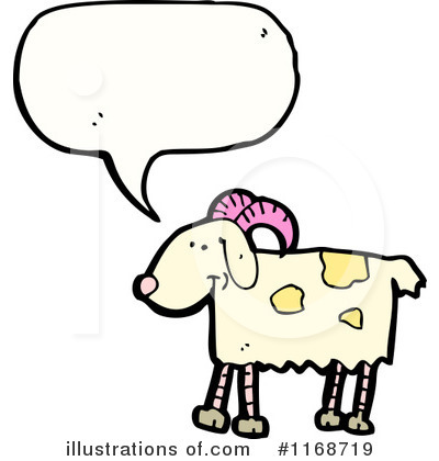Royalty-Free (RF) Goat Clipart Illustration by lineartestpilot - Stock Sample #1168719
