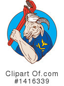 Goat Clipart #1416339 by patrimonio