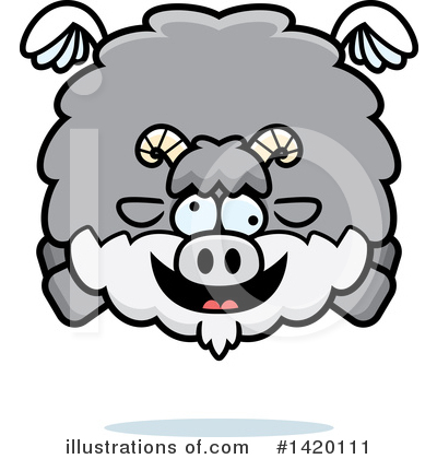 Royalty-Free (RF) Goat Clipart Illustration by Cory Thoman - Stock Sample #1420111