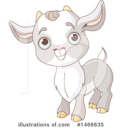 Royalty-Free (RF) Goat Clipart Illustration by Pushkin - Stock Sample #1466635