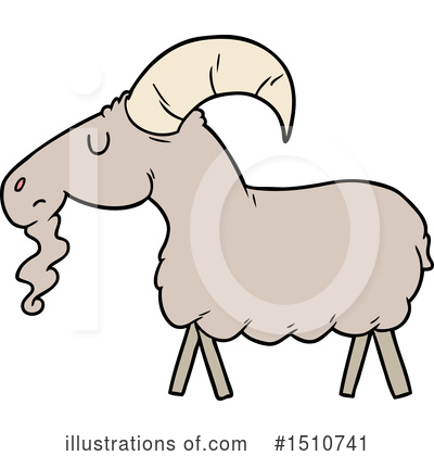 Royalty-Free (RF) Goat Clipart Illustration by lineartestpilot - Stock Sample #1510741