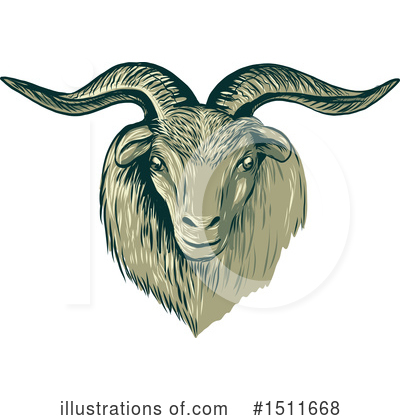 Royalty-Free (RF) Goat Clipart Illustration by patrimonio - Stock Sample #1511668