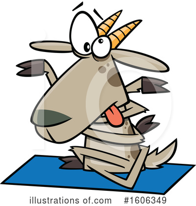 Royalty-Free (RF) Goat Clipart Illustration by toonaday - Stock Sample #1606349