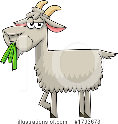 Royalty-Free (RF) Goat Clipart Illustration by Hit Toon - Stock Sample #1793673