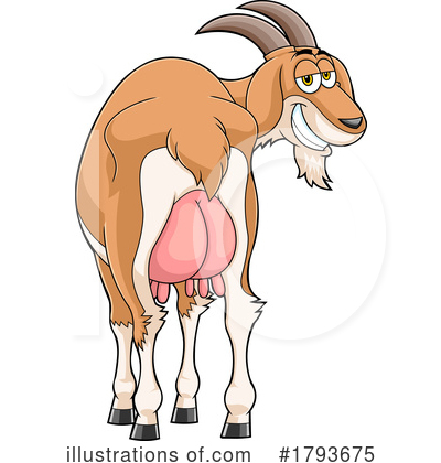 Royalty-Free (RF) Goat Clipart Illustration by Hit Toon - Stock Sample #1793675
