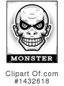 Goblin Skull Clipart #1432618 by Cory Thoman