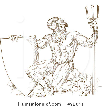 Royalty-Free (RF) Gods Clipart Illustration by patrimonio - Stock Sample #92011