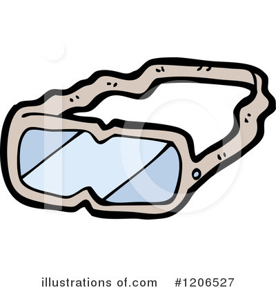 Royalty-Free (RF) Goggles Clipart Illustration by lineartestpilot - Stock Sample #1206527