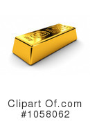 Gold Bar Clipart #1058062 by stockillustrations