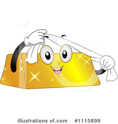 Royalty-Free (RF) Gold Bar Clipart Illustration by BNP Design Studio - Stock Sample #1115899