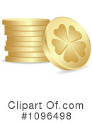 Gold Coins Clipart #1096498 by Andrei Marincas