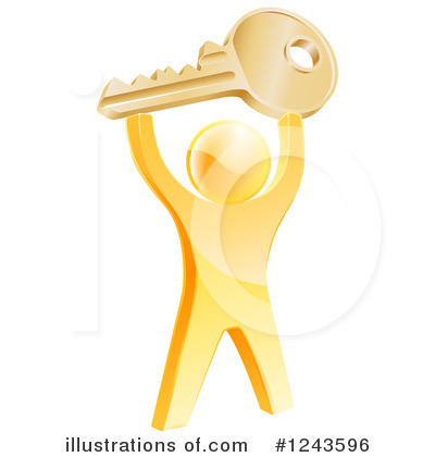 Key Clipart #1243596 by AtStockIllustration