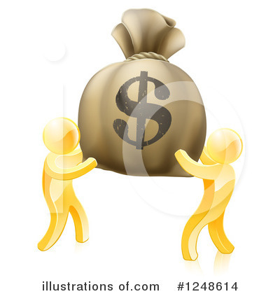 Dollar Clipart #1248614 by AtStockIllustration