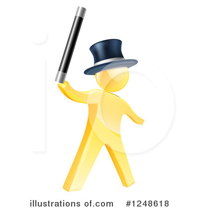 Magician Clipart #1248618 by AtStockIllustration