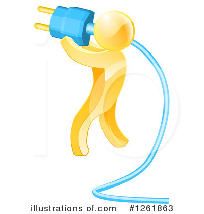Cables Clipart #1261863 by AtStockIllustration