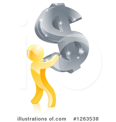 Dollar Clipart #1263538 by AtStockIllustration