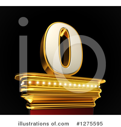 Royalty-Free (RF) Gold Number Clipart Illustration by stockillustrations - Stock Sample #1275595