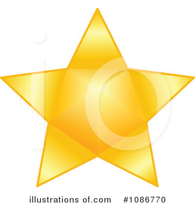 Gold Star Clipart #1086770 by yayayoyo
