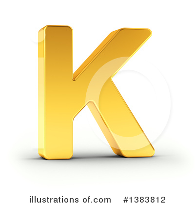 Gold Letter Clipart #1383812 by stockillustrations