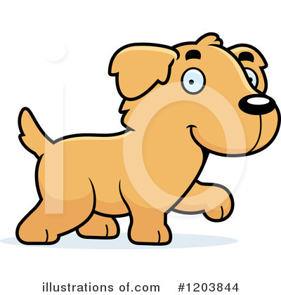 Puppy Clipart #1203844 by Cory Thoman