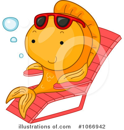 Royalty-Free (RF) Goldfish Clipart Illustration by BNP Design Studio - Stock Sample #1066942