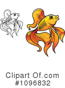 Goldfish Clipart #1096832 by Vector Tradition SM