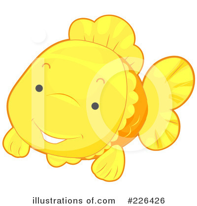 Royalty-Free (RF) Goldfish Clipart Illustration by BNP Design Studio - Stock Sample #226426