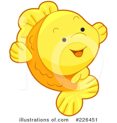 Royalty-Free (RF) Goldfish Clipart Illustration by BNP Design Studio - Stock Sample #226451