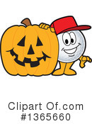 Golf Ball Sports Mascot Clipart #1365660 by Mascot Junction